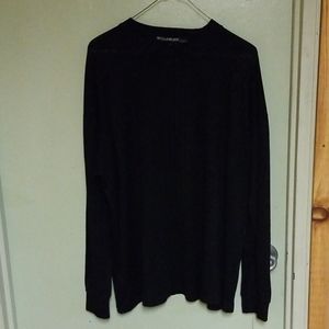 Black long Sleeve Syllables dress shirt